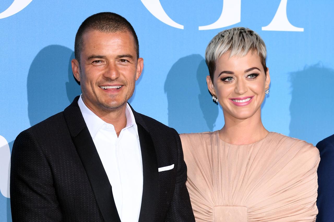 Orlando Bloom proves he is fiancée Katy Perry's number one fan as