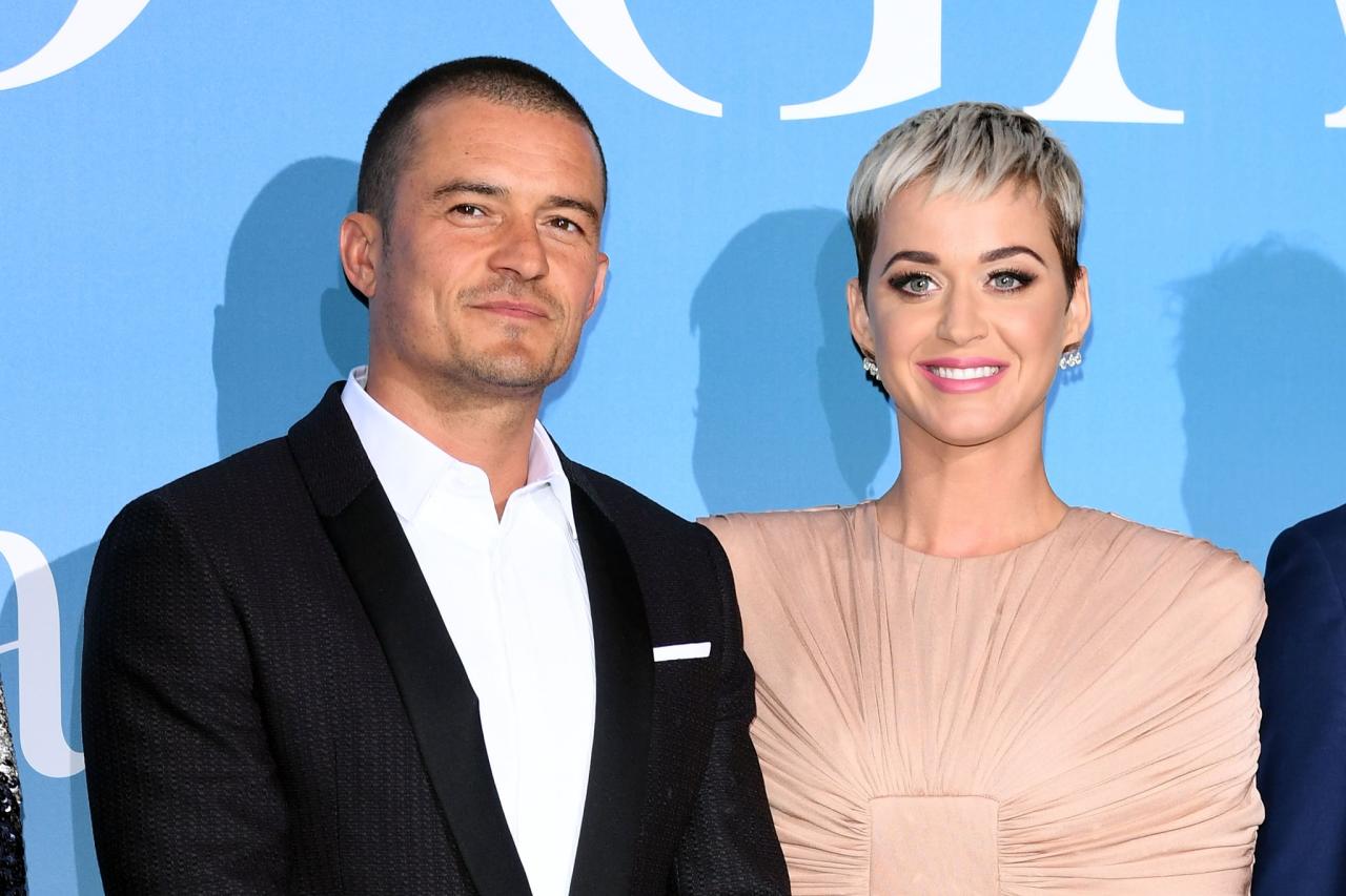 Orlando Bloom proves he is fiancée Katy Perry's number one fan as